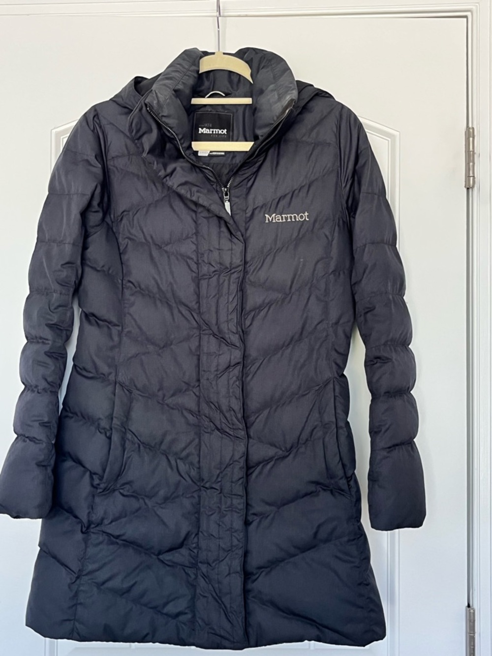 Marmot Strollbridge Women's Black Insulated Long Puffer Coat Size Small